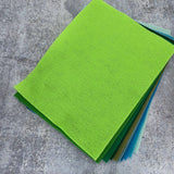 gather here-EcoFi Rainbow Craft Felt Sheets-craft-13 Neon Green-gather here online