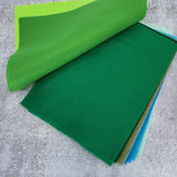 gather here-EcoFi Rainbow Craft Felt Sheets-craft-15 Pirate Green-gather here online