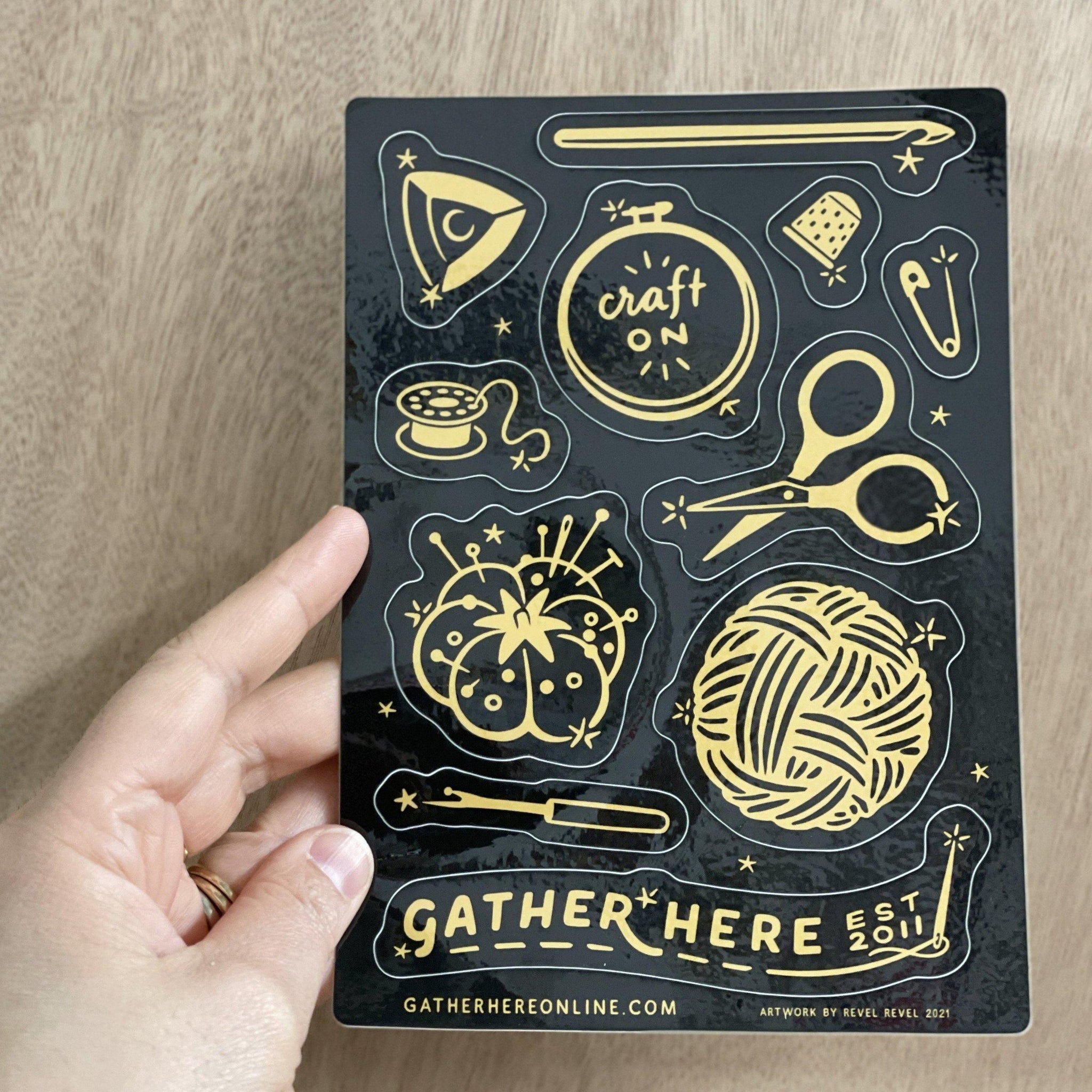 gather here-Gather Here Sticker Sheet-accessory-gather here online
