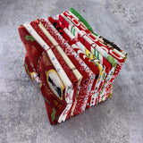 gather here-Mystery Christmas Fat Quarter Bundle (13! Lucky 13! Pieces)-fat quarters-Christmas Red-gather here online