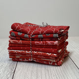 gather here - Mystery Fat Quarter Bundle (10 pieces) - Red - gatherhereonline.com