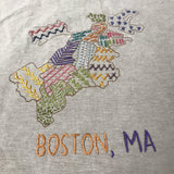gather here - Our Fair City Boston Embroidery Kit - - gatherhereonline.com