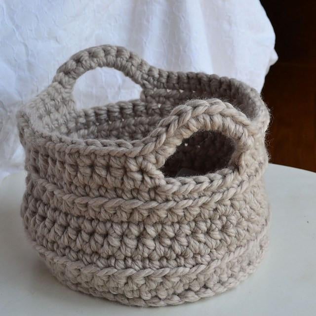 How to crochet a basket - Gathered