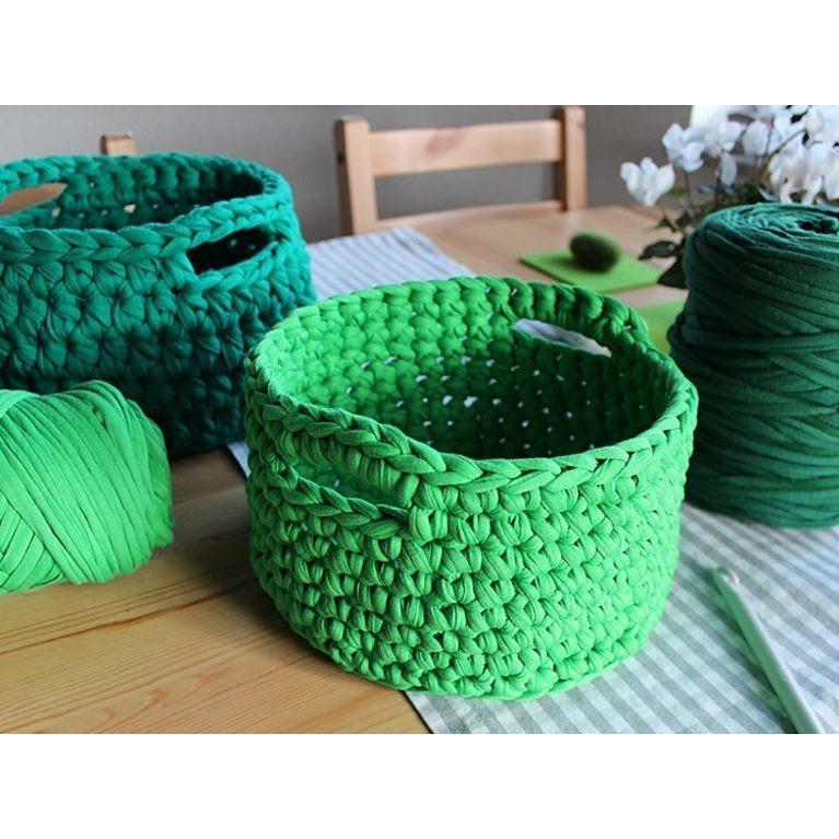 How to crochet a basket - Gathered