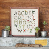 gather here classes-Embroidery ABC Sampler - meets twice-class-gather here online