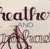 gather here classes - Embroidery Beyond the Basics -Stitched Script - - gatherhereonline.com
