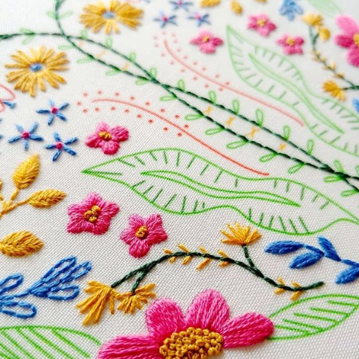 gather here classes-Full Heart Embroidery-class-gather here online