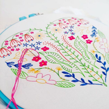 gather here classes-Full Heart Embroidery-class-gather here online