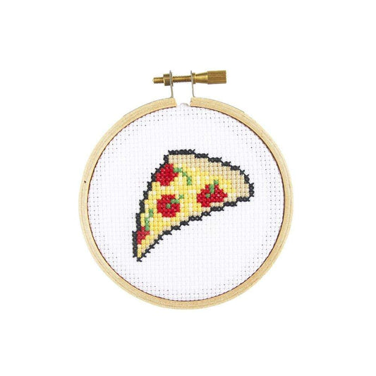 gather here classes - Intro to Cross Stitch - Pizza - Default - gatherhereonline.com