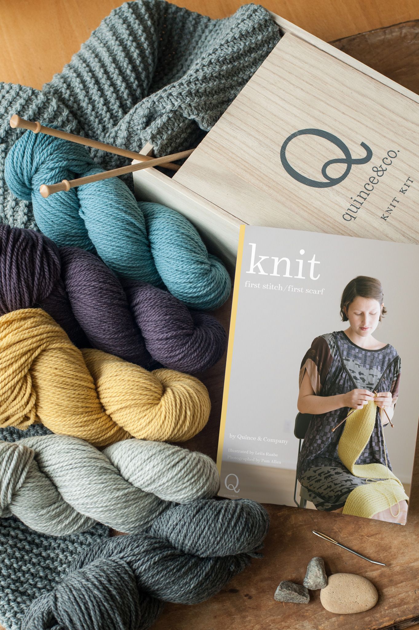 gather here classes - Knitting First Scarf Kit Support - - gatherhereonline.com