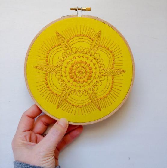 gather here classes-Mandala Embroidery class-class-Default-gather here online