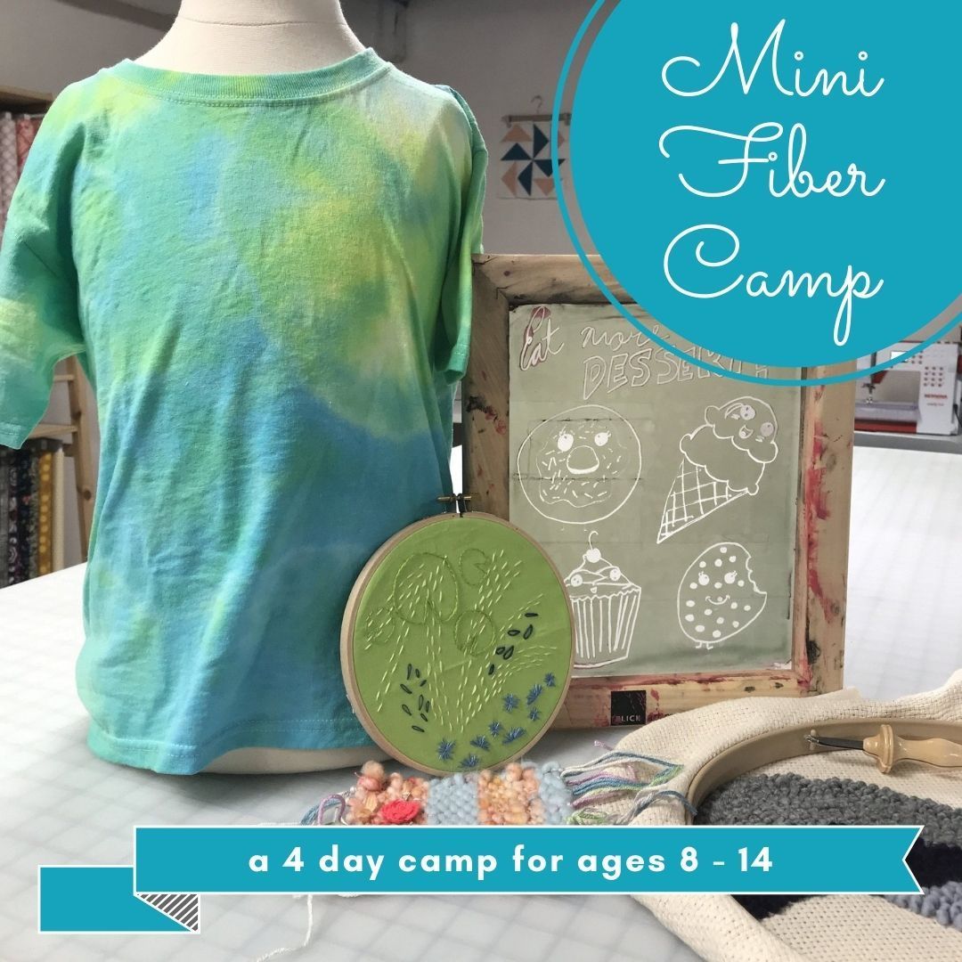 gather here classes-Mini Summer Vacation Fiber Camp - meets 4 times-class-Default-gather here online