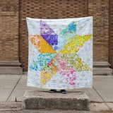 In Color Order - Jeni Baker-Giant Vintage Star Quilt Pattern-quilting pattern-gather here online