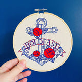 Hook, Line & Tinker-Holdfast Embroidery Kit-embroidery kit-gather here online