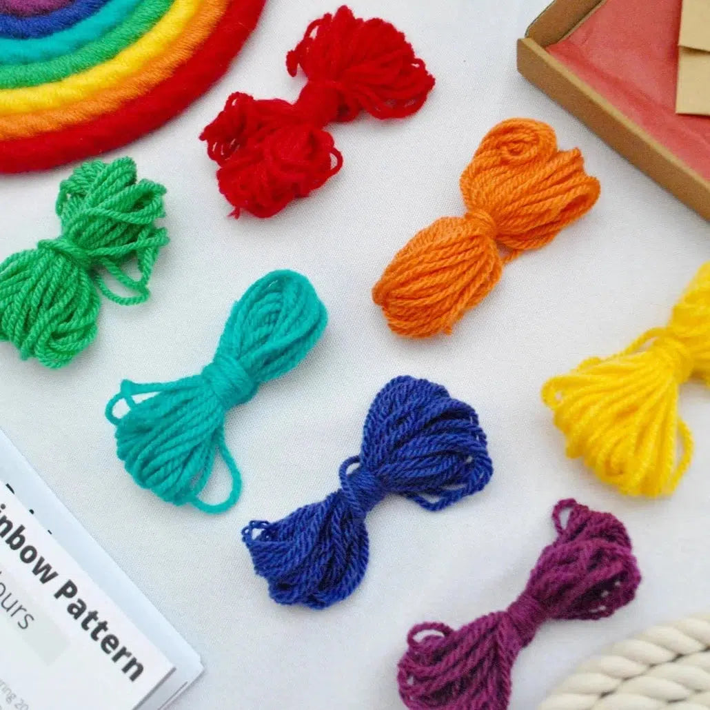 Macramallama-DIY Bright and Bold Large Macrame Rainbow Craft Kit-craft kit-gather here online