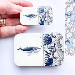 Firefly Notes-Whale Small Notions Tin-knitting notion-gather here online