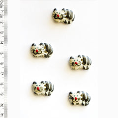 Incomparable Buttons-Black and White Cat-button-gather here online