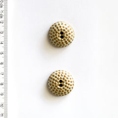 Incomparable Buttons-Raised Dots in Teal with Brown-button-gather here online