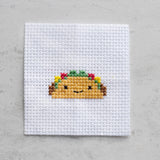 gather here classes-Intro to Cross Stitch - Matchbox Taco Kit-class-gather here online