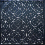 Olympus-Sashiko Sampler, No. 203 - Shippo-tsunagi Navy-embroidery pattern-gather here online