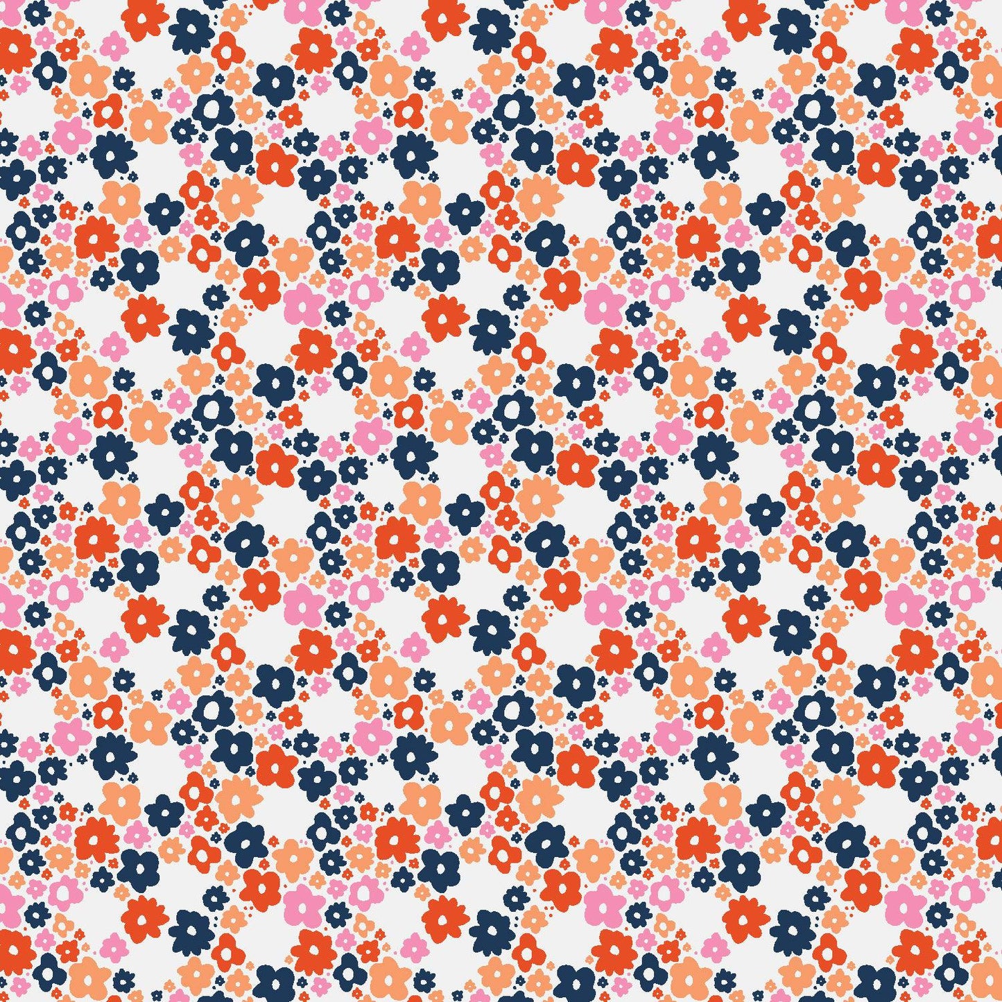 Cotton + Steel-Margot Daisy Field of Poppy-fabric-gather here online