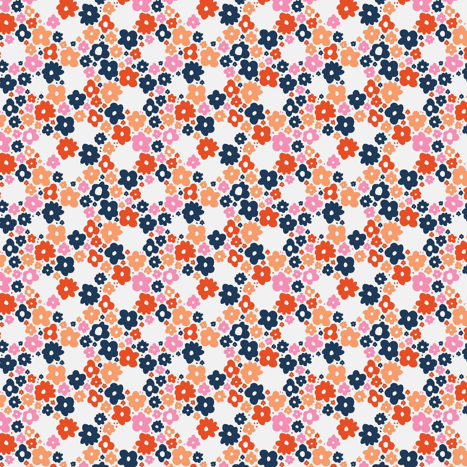 Cotton + Steel-Margot Daisy Field of Poppy-fabric-gather here online