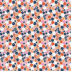 Cotton + Steel-Margot Daisy Field of Poppy-fabric-gather here online