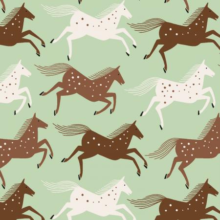 Cotton + Steel-Wild Horses Reflection-fabric-gather here online
