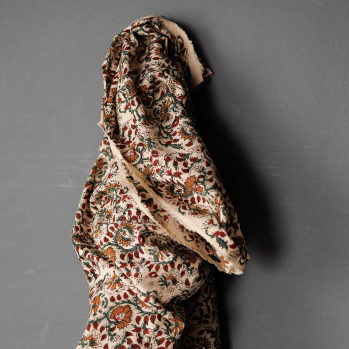 Scarves for women in in Organic Silk & hand block printed