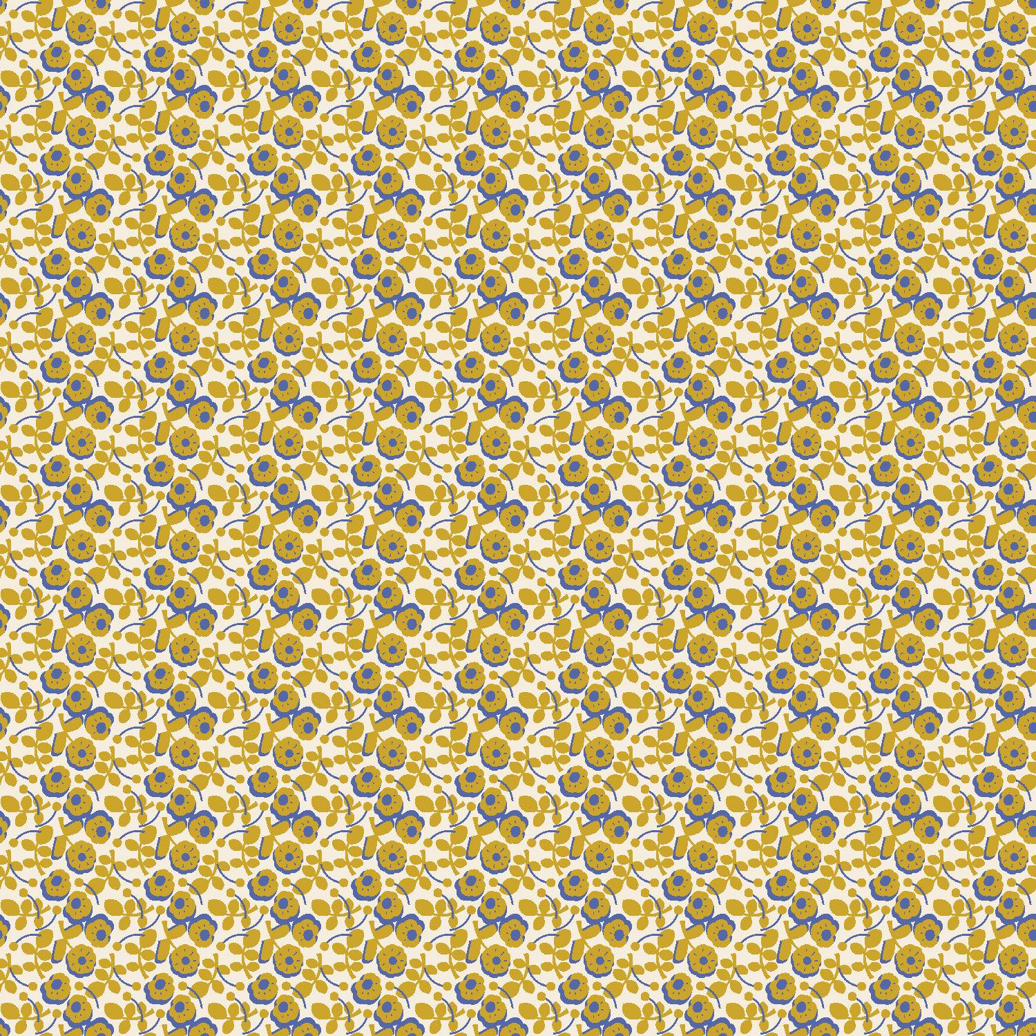 Cotton + Steel-Camille Misted Yellow-fabric-gather here online