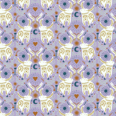 Cotton + Steel-Strong As An Ox Lavender Lust Metallic-fabric-gather here online