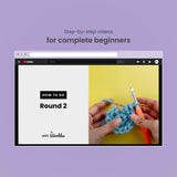 The Woobles-Bjorn Beginner Crochet Kit-knitting / crochet kit-gather here online