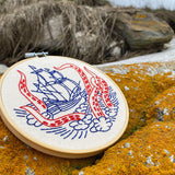 Hook, Line & Tinker-Release The Kraken Embroidery Kit-embroidery kit-gather here online