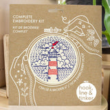 Hook, Line & Tinker-Lighthouse Embroidery Kit-embroidery kit-gather here online