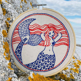 Hook, Line & Tinker-Mermaid Hair Don’t Care Embroidery Kit-embroidery kit-gather here online