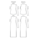 True Bias-Nikko Top and Dress Pattern-sewing pattern-gather here online