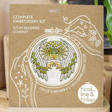Hook, Line & Tinker-Great Horned Owl Embroidery Kit-embroidery kit-gather here online