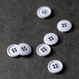 Merchant & Mills-Cotton Button 15mm (each)-button-Polar Grey-gather here online