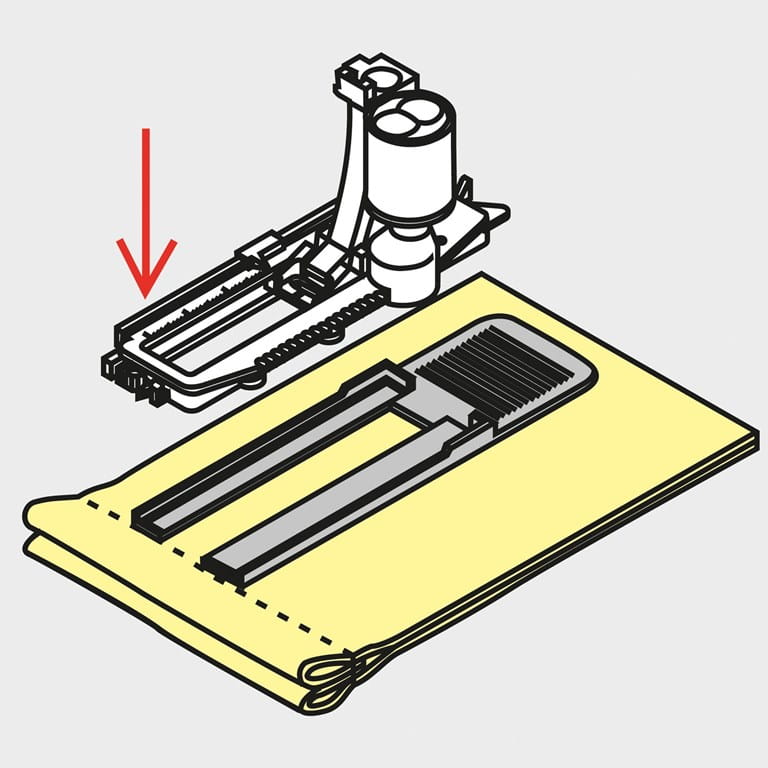 BERNINA-Buttonhole Leveler-sewing machine parts-gather here online