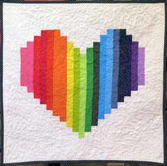 gather here classes-Rainbow Heart Quilt - 3 sessions-class-gather here online