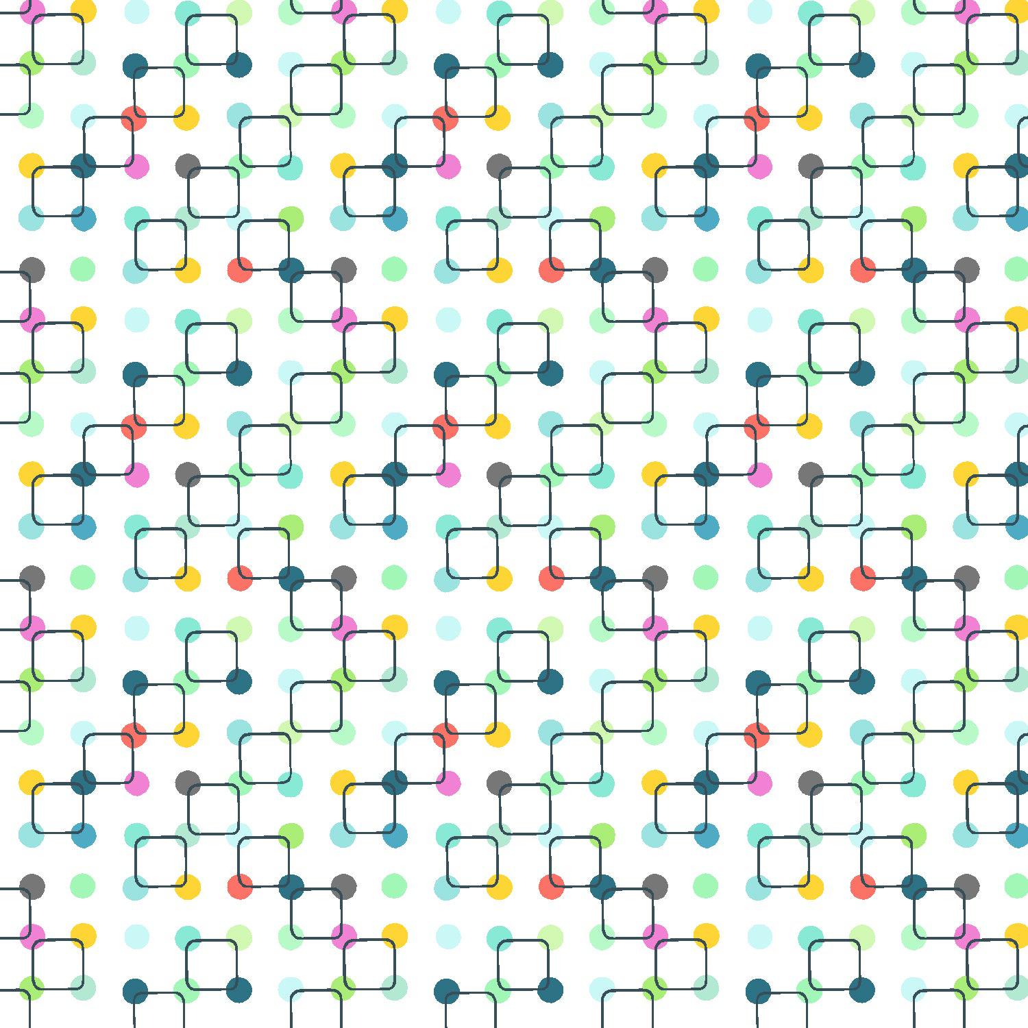 Cotton + Steel-Connect The Dots Cool Aqua-fabric-gather here online