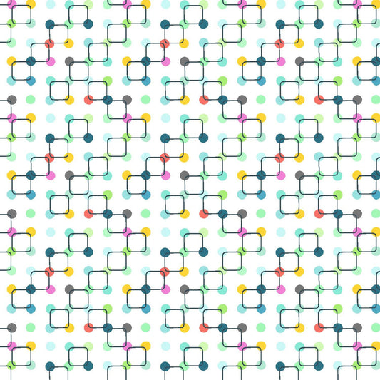 Cotton + Steel-Connect The Dots Cool Aqua-fabric-gather here online