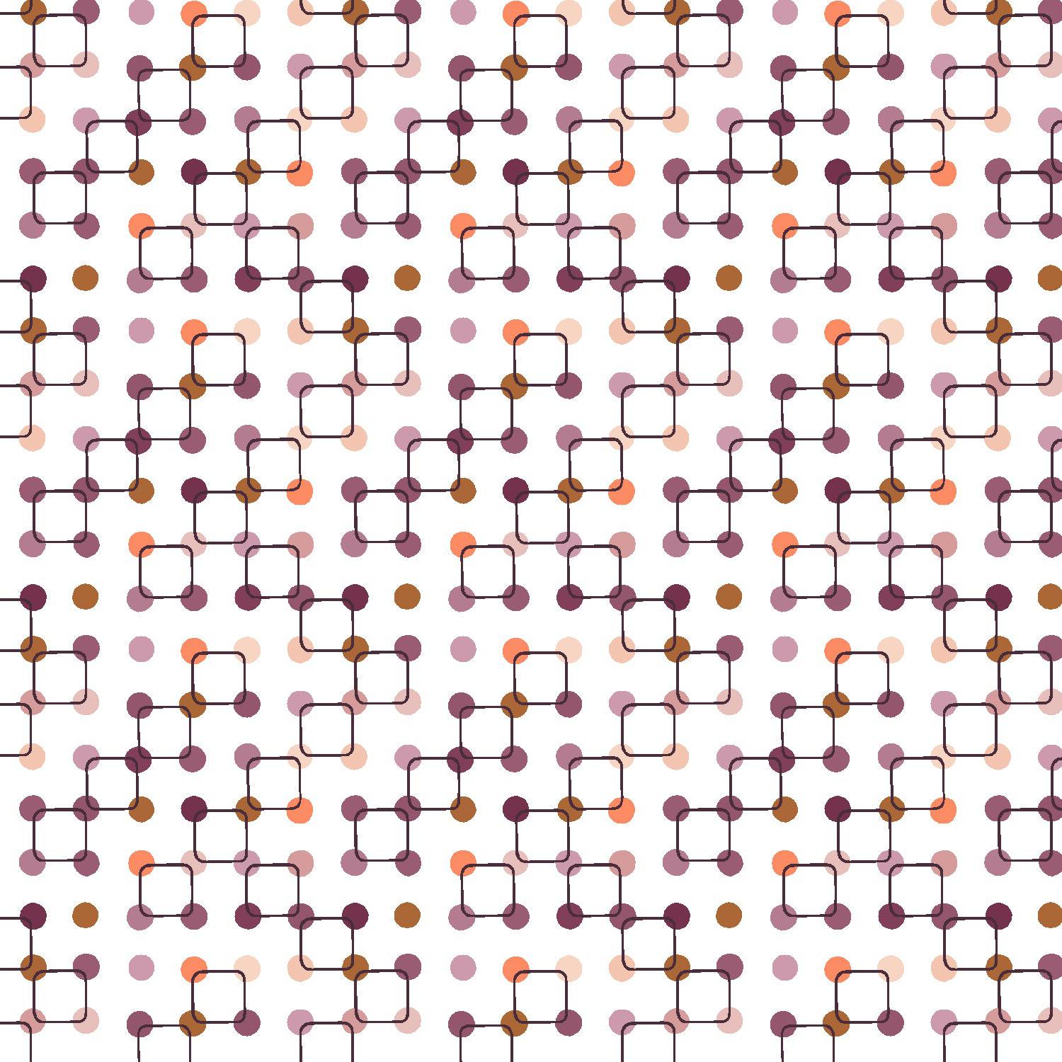 Cotton + Steel-Connect The Dots Mystique Violet-fabric-gather here online