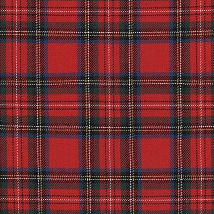 Robert Kaufman - Classic Plaid Twill, Red - Default - gatherhereonline.com