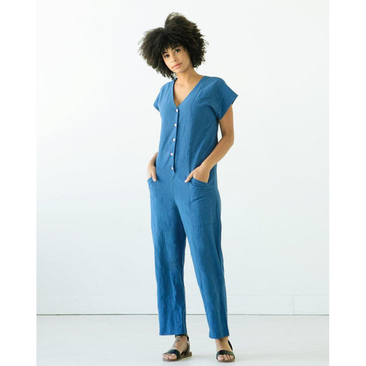 True Bias-Rory Jumpsuit Pattern-sewing pattern-gather here online