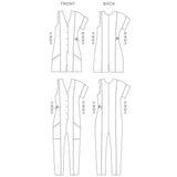 True Bias-Rory Jumpsuit Pattern-sewing pattern-gather here online