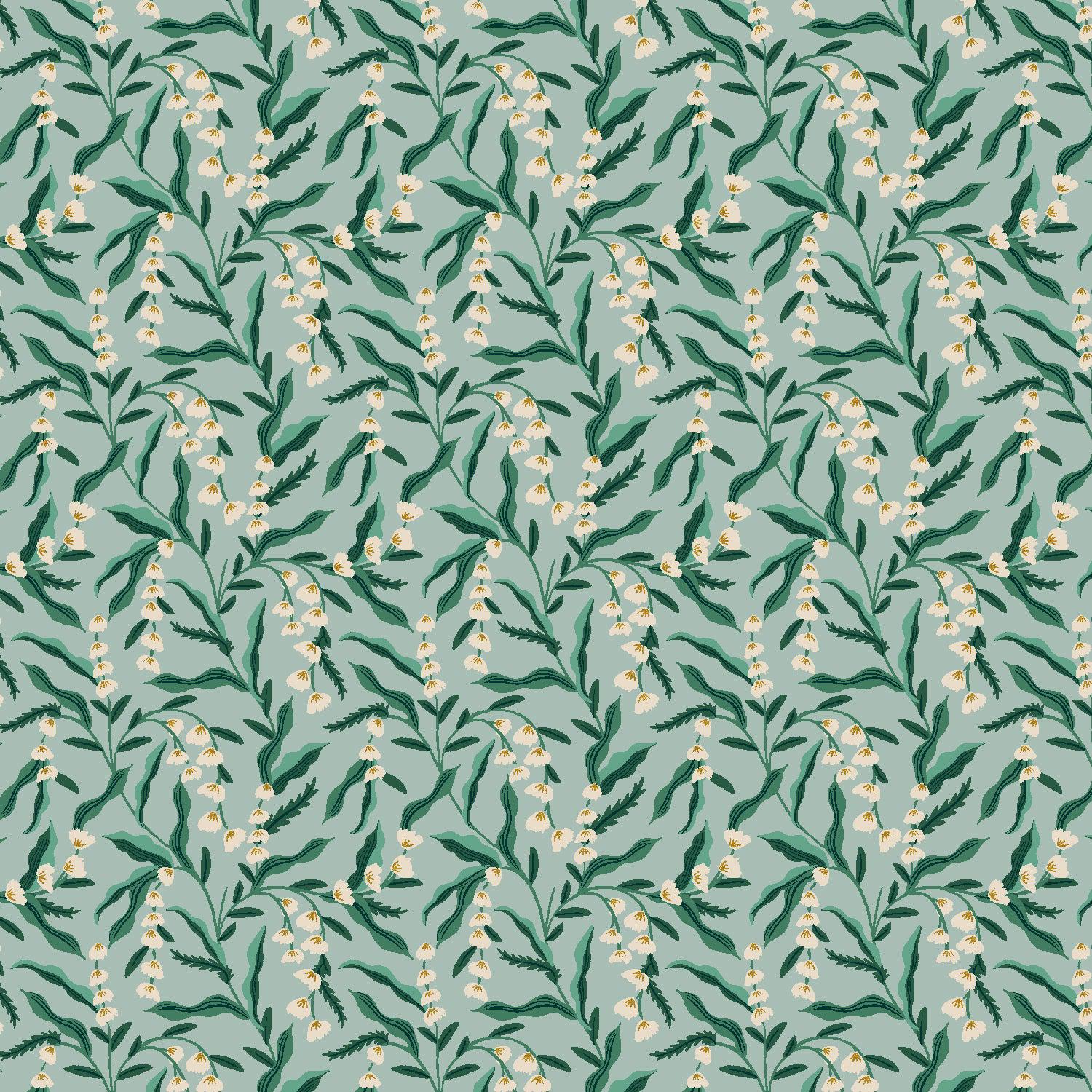 Cotton + Steel-Lily Mint Metallic-fabric-gather here online