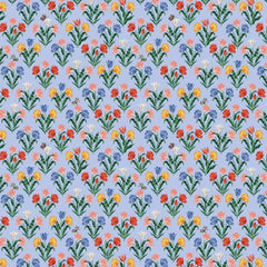 Cotton + Steel-Tulips Light Blue-fabric-gather here online
