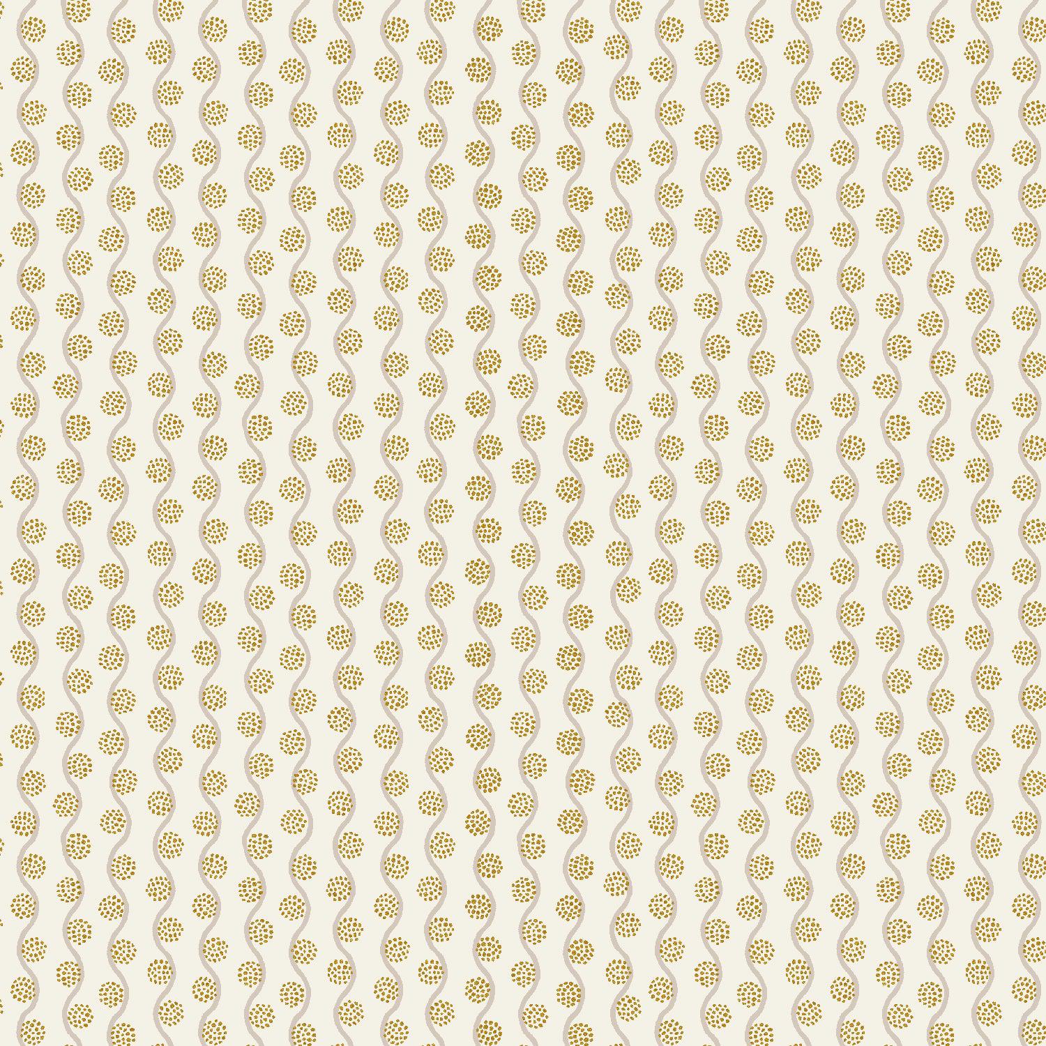 Cotton + Steel-Thistle Cream Metallic-fabric-gather here online