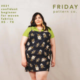 Friday Pattern Company-The Saltwater Slip Dress-sewing pattern-gather here online
